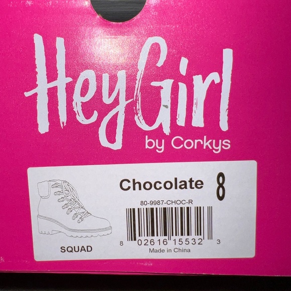 NWT CORKYS “ Squad “Chocolate Shearling Ankle Boots/ Booties - Picture 11 of 13